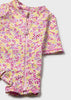 MAYORAL NEWBORN GIRL 2-PIECE SWIM SET WITH SUN PROTECTION