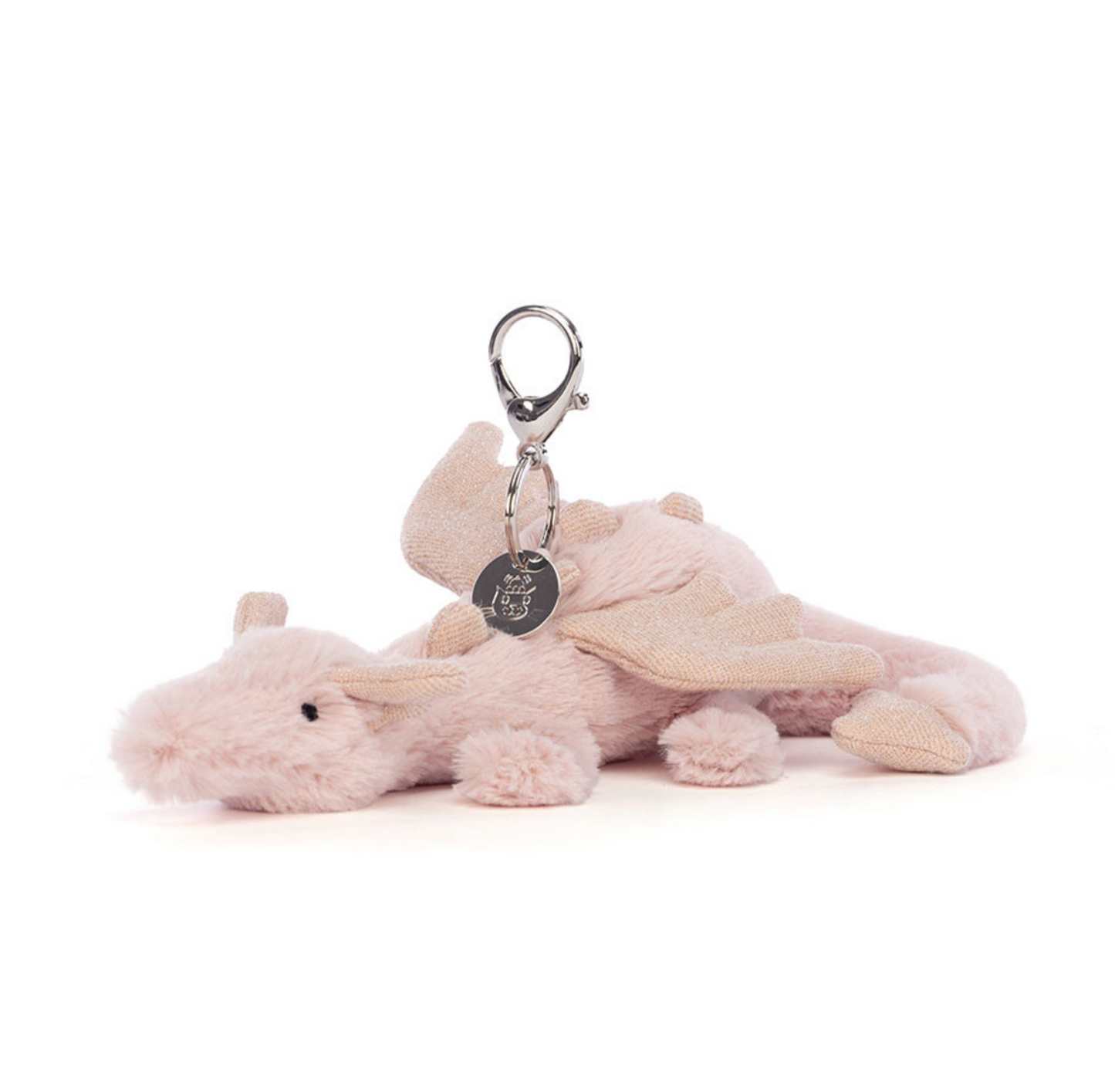 JELLYCAT ROSE DRAGON BAG CHARM