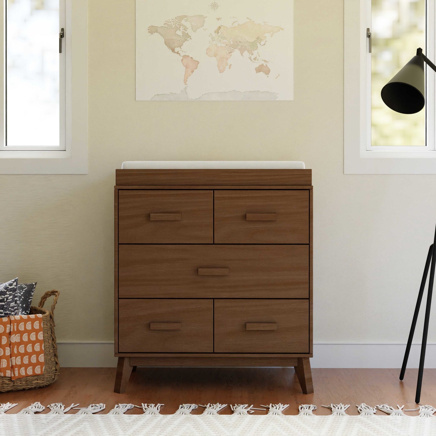 BABYLETTO SCOOT 3-DRAWER CHANGER DRESSER WITH REMOVABLE CHANGING TRAY