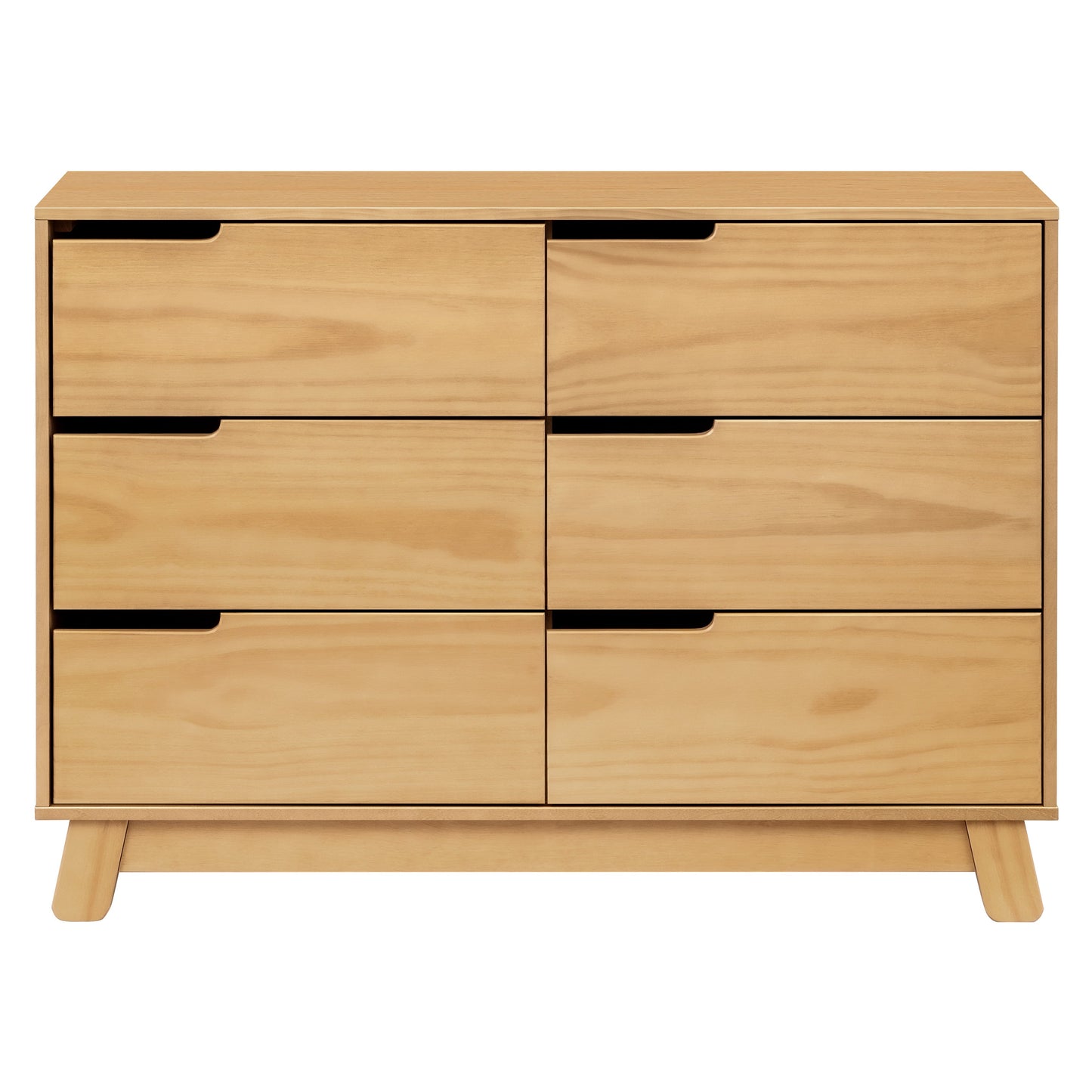 Hudson 6-Drawer Double Dresser, Assembled in Honey