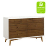 Palma 7-Drawer Double Dresser, Assembled in Warm White