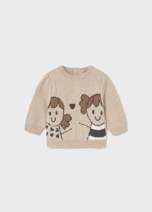 MAYORAL NEWBORN GIRL SWEATER