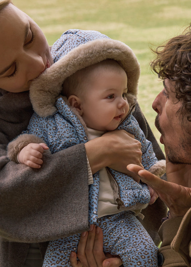 MAYORAL GIRL REVERSIBLE COAT - DREAM BLUE