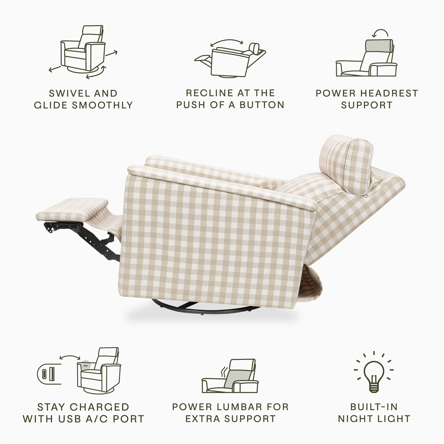 NAMESAKE WILLA PRO POWER RECLINER & SWIVEL GLIDER