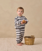 QUINCY MAE OVERSIZED SWEATPANTS MIDNIGHT STRIPE