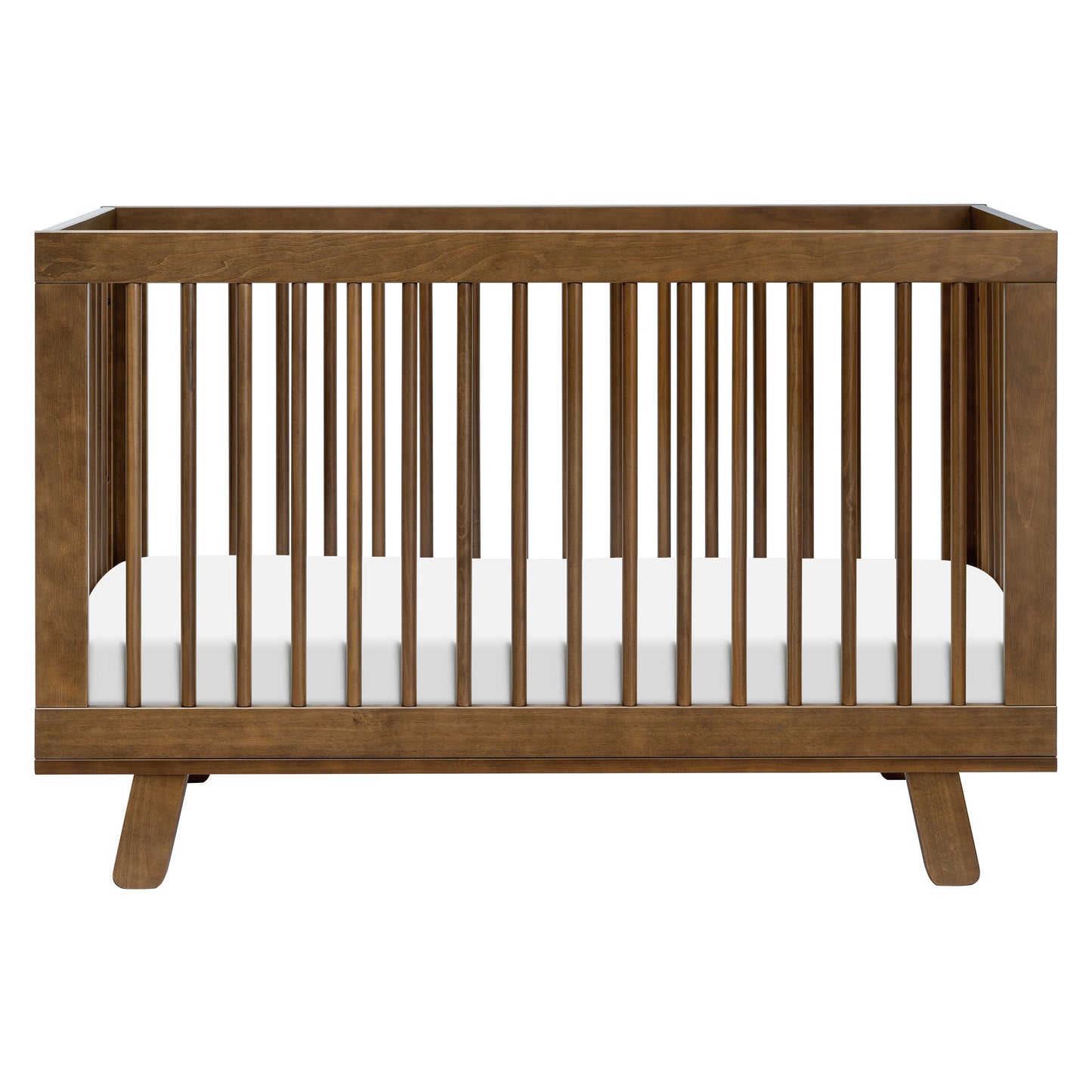 Hudson 3-in-1 Convertible Crib w/ToddlerBedConversionKit in White/Washed Natural