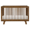 Hudson 3-in-1 Convertible Crib w/ToddlerBedConversionKit in White/Washed Natural