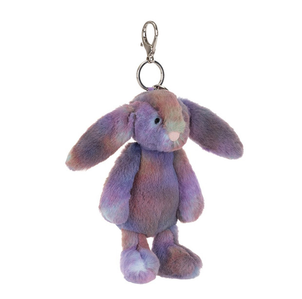 JELLYCAT ZODIHOP LUXE BUNNY BAG CHARM