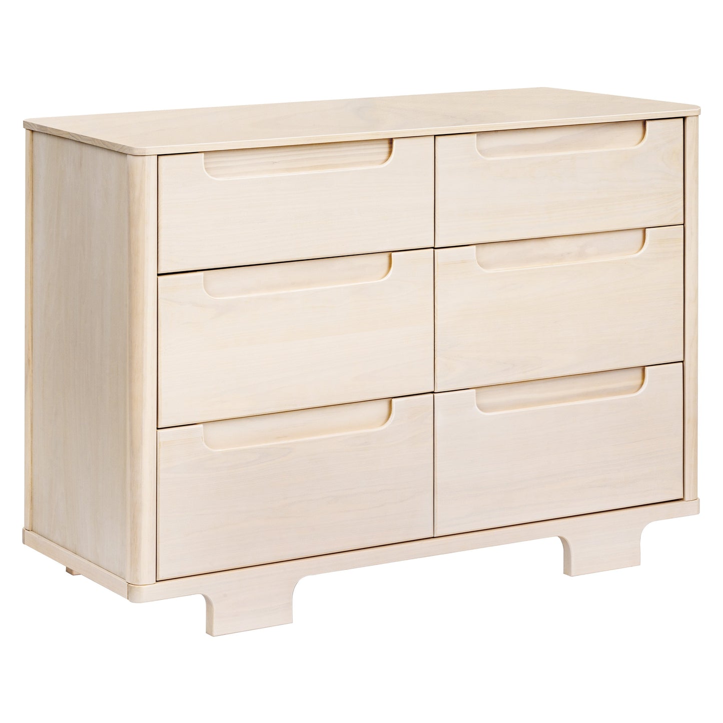 Yuzu 6-Drawer Dresser in Natural Walnut