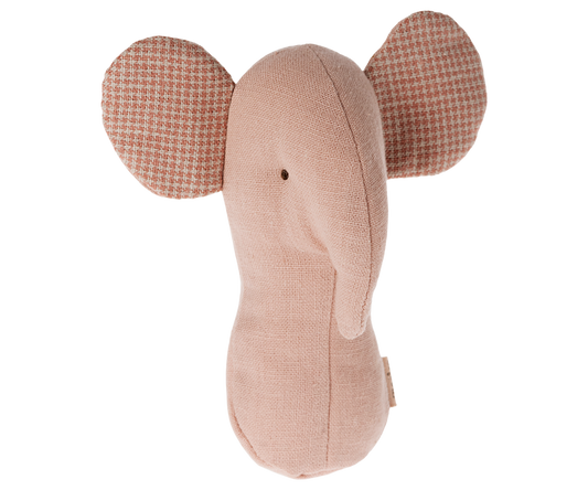 MAILEG LULLABY FRIEND RATTLES, ELEPHANT - ROSE