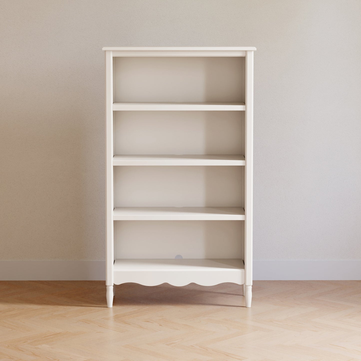 Liberty Assembled Bookcase in Warm White
