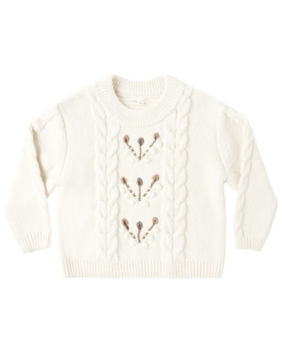 RYLEE & CRU REAGAN SWEATER NATURAL