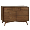 Palma 7-Drawer Double Dresser, Assembled in Warm White