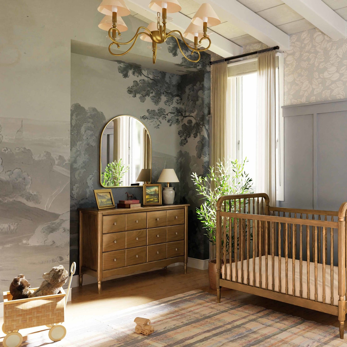 Liberty 6-Drawer Assembled Dresser in Warm White