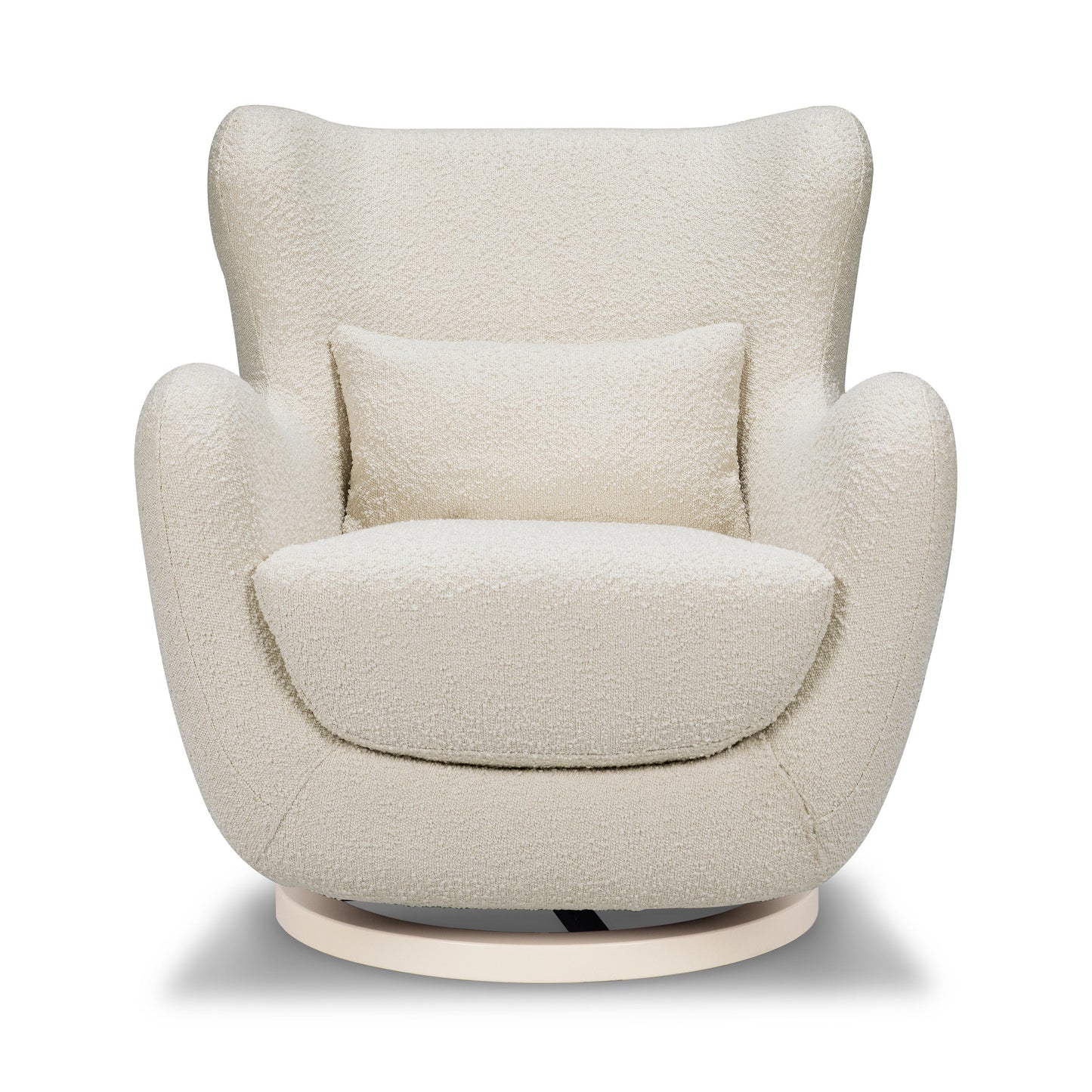 BABYLETTO SOLSTICE SWIVEL GLIDER IN BOUCLE