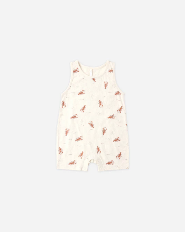 RYLEE + CRU SLEEVELESS ONE-PIECE LOBSTER