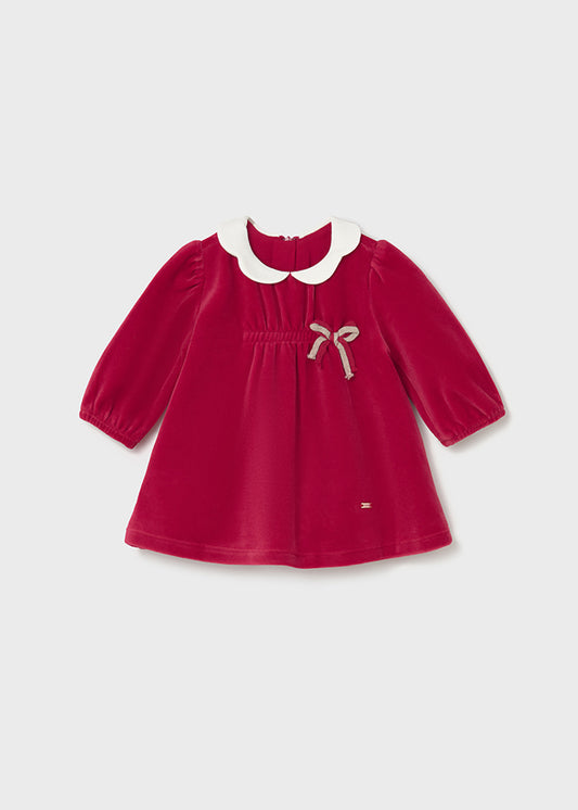 MAYORAL BABY VELOUR DRESS