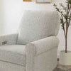 MONOGRAM BY NAMESAKE MONROE POWER RECLINER AND SWIVEL GLIDER IN BOUCLE Black White Boucle
