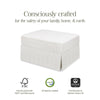 Crawford Gliding Ottoman in Tan Gingham