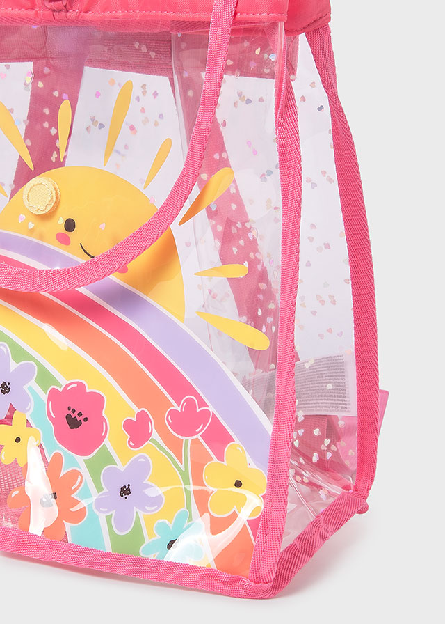 MAYORAL CLEAR BACKPACK - PINK