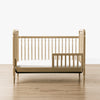 Liberty 3-in-1 Convertible Spindle Crib w/Toddler Bed Conversion Kit in Dusty Rose