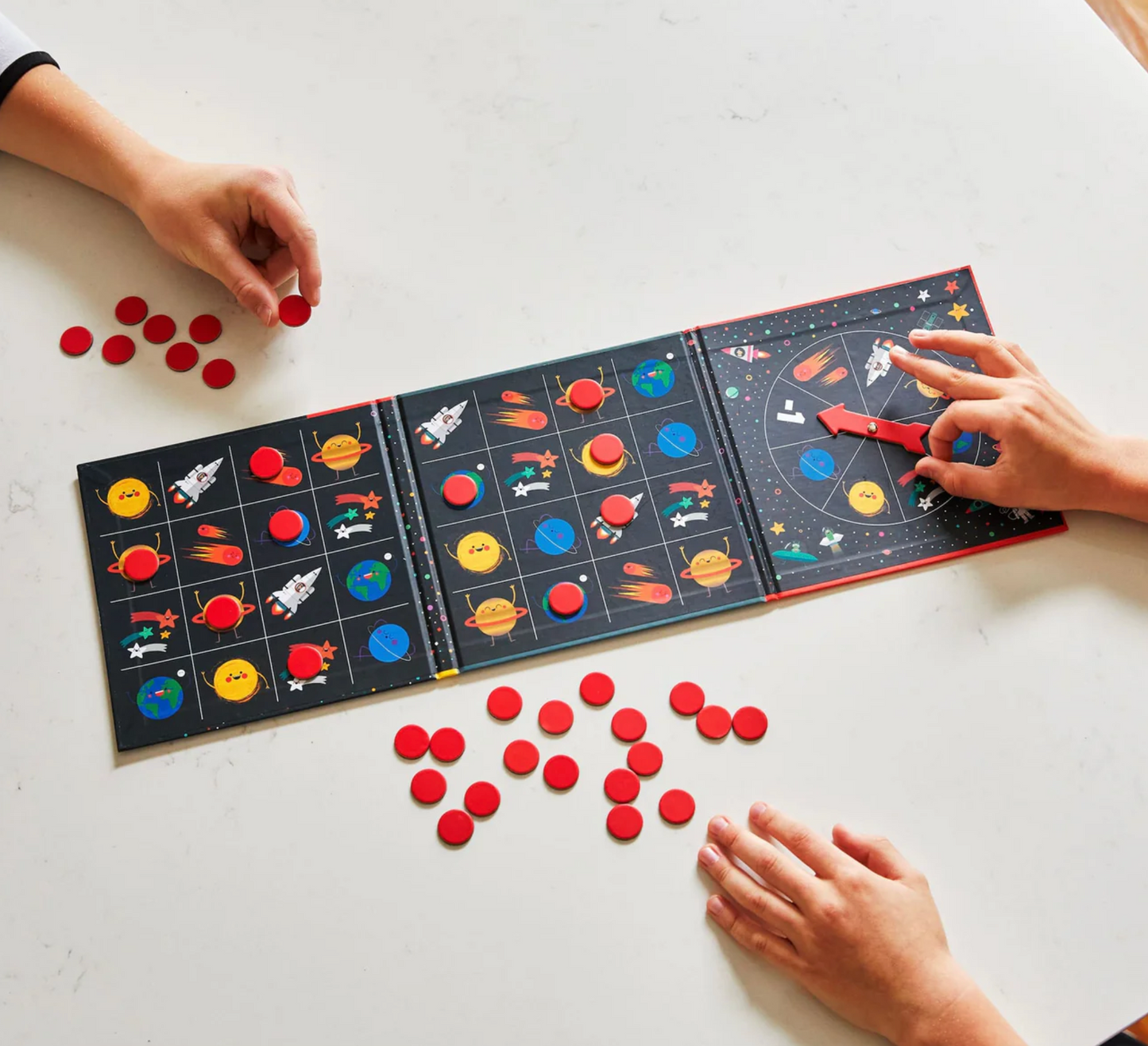 MUDPUPPY SPACE BINGO MAGNETIC BOARD GAME