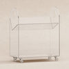 BABYLETTO PRESTO ACRYLIC BOOKCASE AND CART