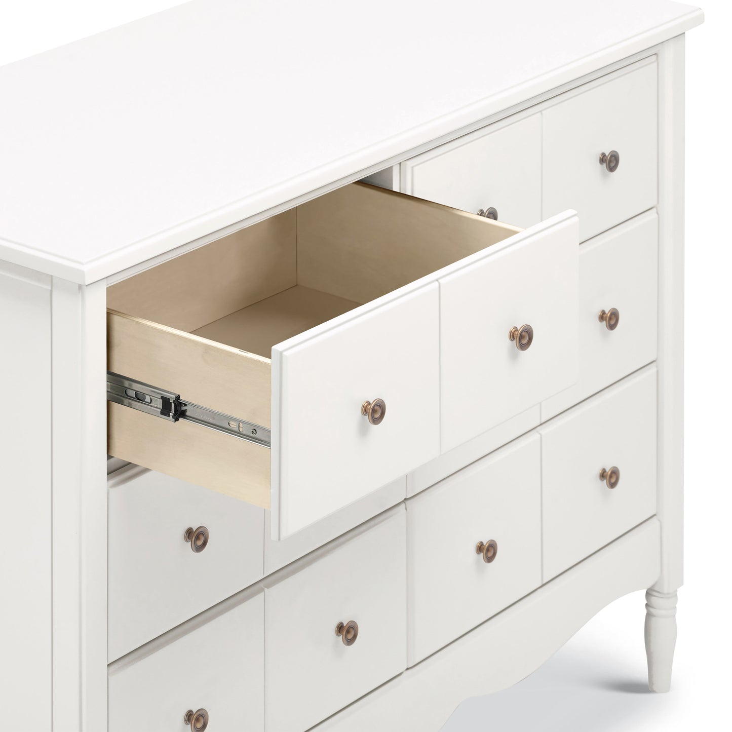 Liberty 6-Drawer Assembled Dresser in Warm White