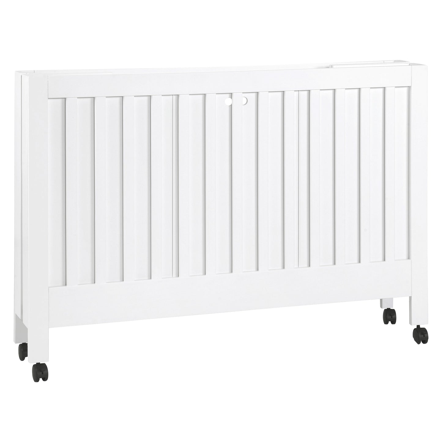 Maki Full-Size Folding Crib w/ Toddler Bed Conversion Kit in Honey