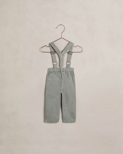 NORALEE SUSPENDER PANT EUCALYPTUS