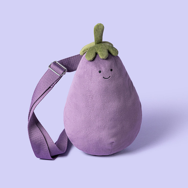AMUSEABLES AUBERGINE BUM BAG