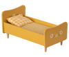 MAILEG WOODEN BED, MINI - YELLOW