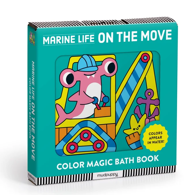 MARINE LIFE ON THE MOVE COLOR MAGIC BATH BOOK