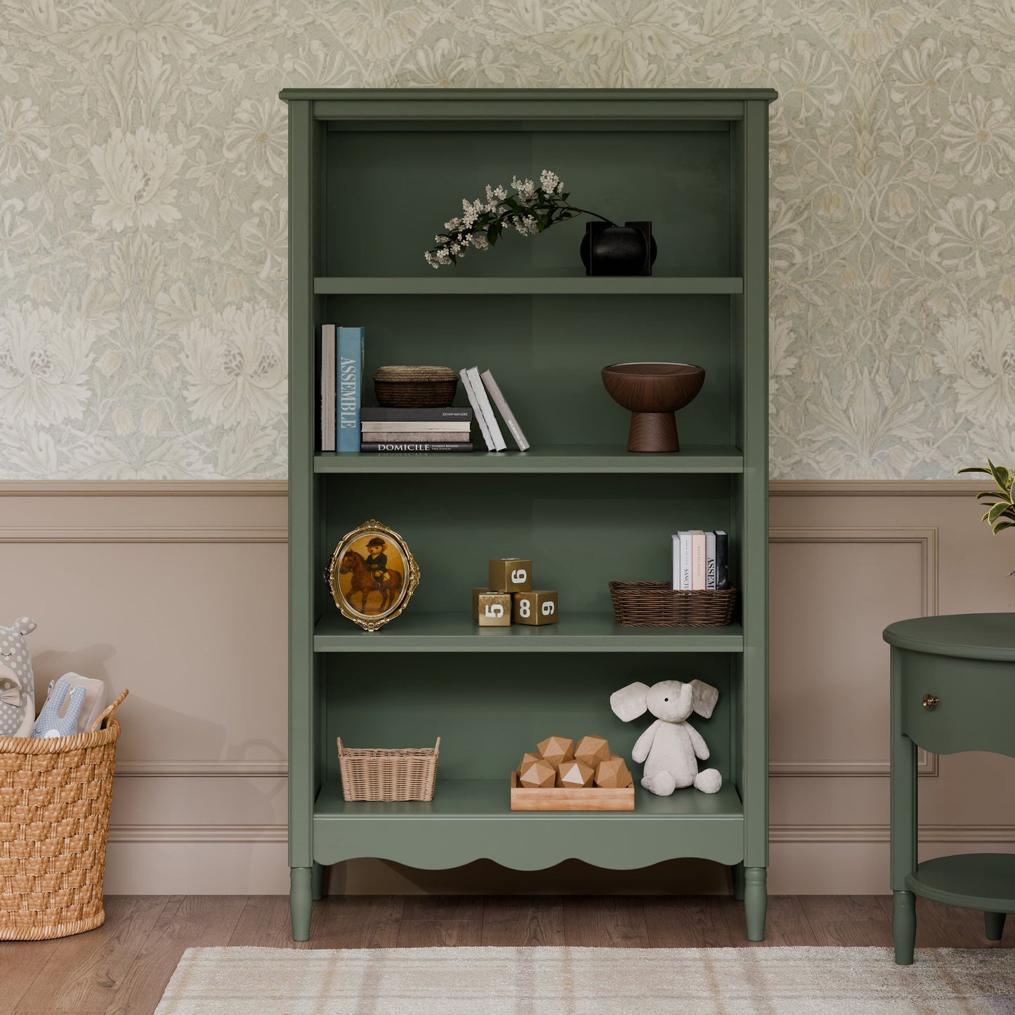 Liberty Assembled Bookcase in Warm White