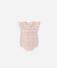 QUINCY MAE POINTELLE RUFFLE ROMPER - BLUSH