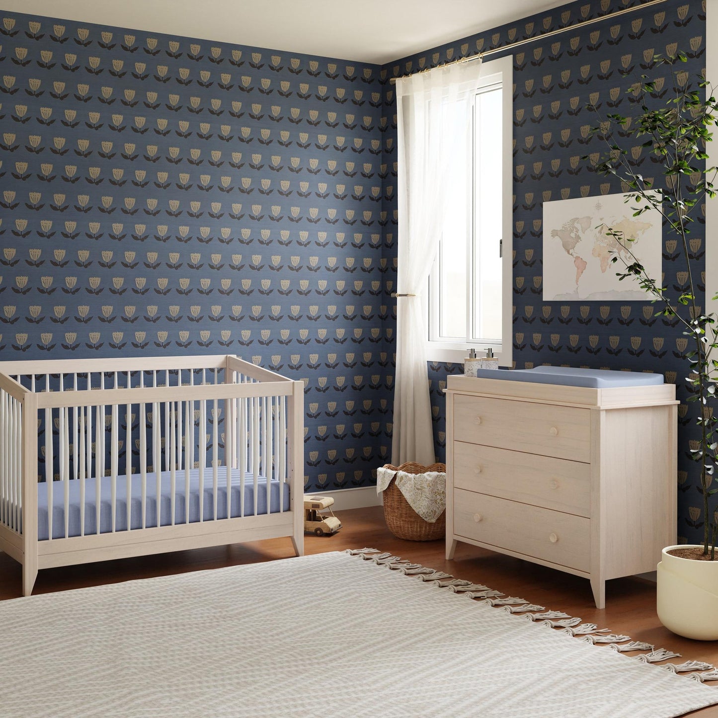 Sprout 3-Drawer Changer Dresser in Honey