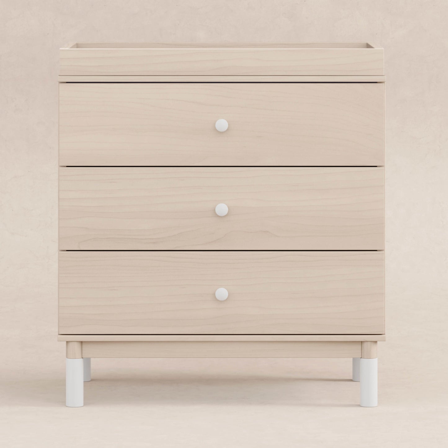 BABYLETTO GELATO 3-DRAWER CHANGER DRESSER WITH REMOVABLE CHANGING TRAY
