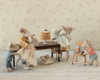 MAILEG BABY MOUSE IN GOWN - MINT