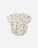 QUINCY MAE RELAXED SHORT SLEEVE BUBBLE ROMPER BLUEBERRIES