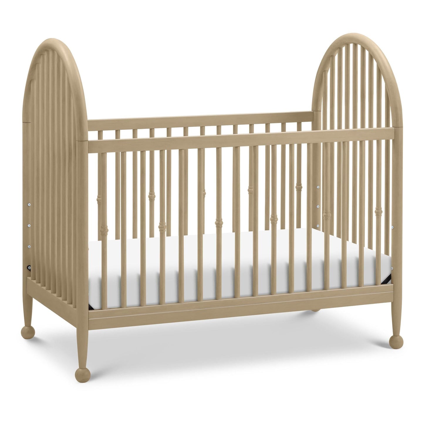 Alouette 3-in-1 Convertible Spindle Crib in Washed Pine