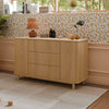 Pogo Tambour Assembled Dresser in Olive