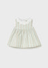 MAYORAL GIRL STRIPED LINEN DRESS