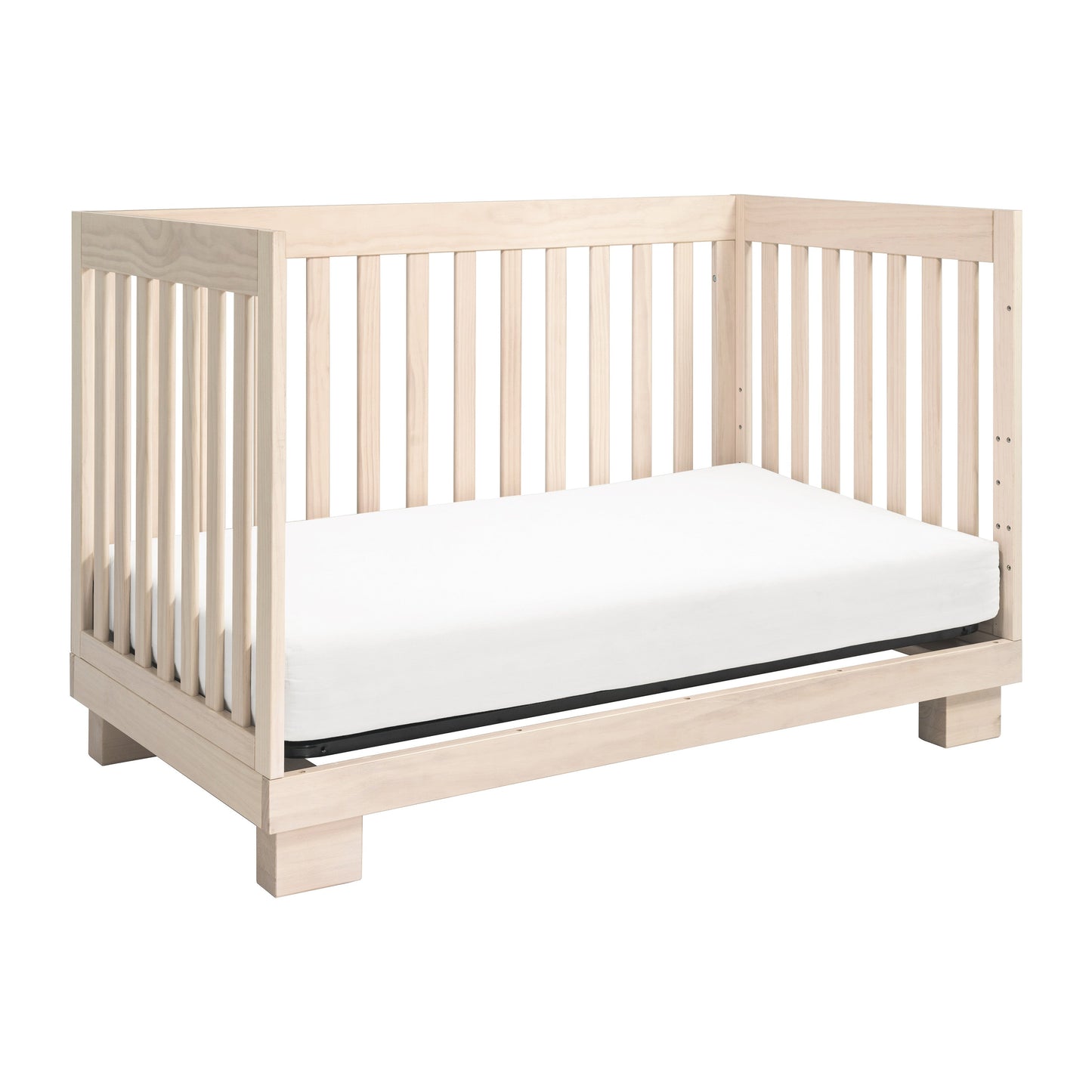 BABYLETTO MODO 3-IN-1 CONVERTIBLE CRIB WITH TODDLER BED CONVERSION KIT