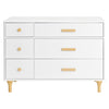 BABYLETTO LOLLY 6-DRAWER DOUBLE DRESSER