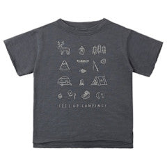 RYLEE & CRU RAW EDGE TEE LET'S GO CAMPING