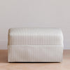 Crawford Gliding Ottoman in Tan Gingham