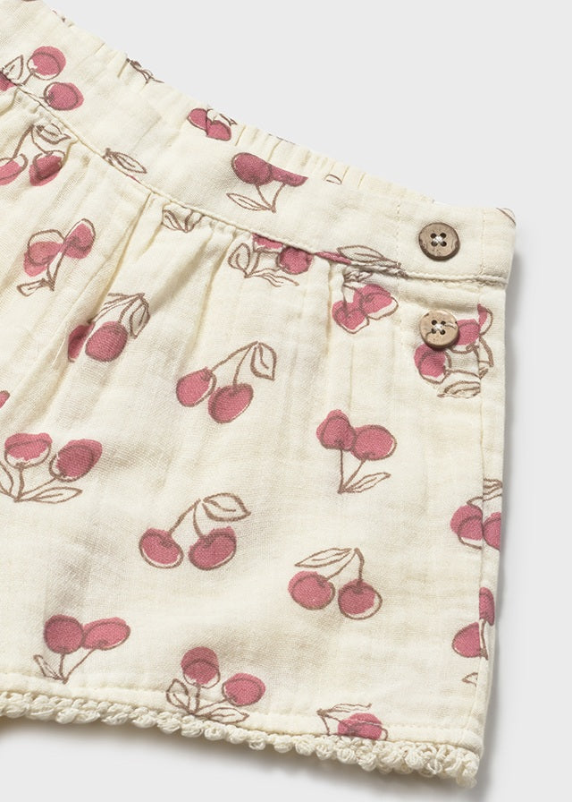 MAYORAL BABY SHORTS - CHERRIES