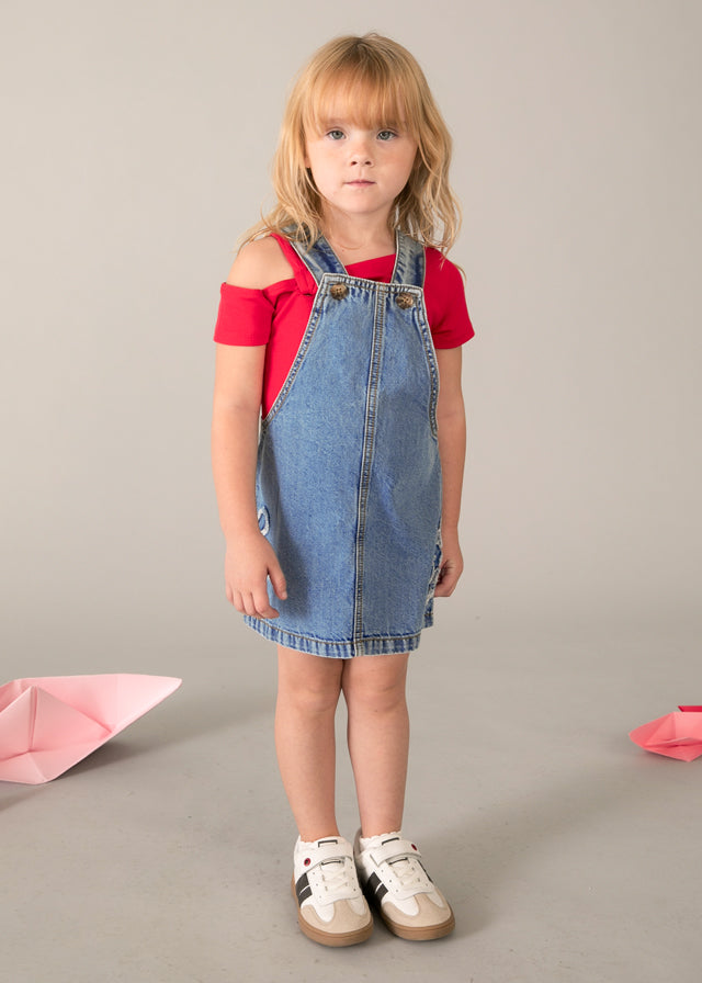 MAYORAL DENIM OVERALL SKIRT