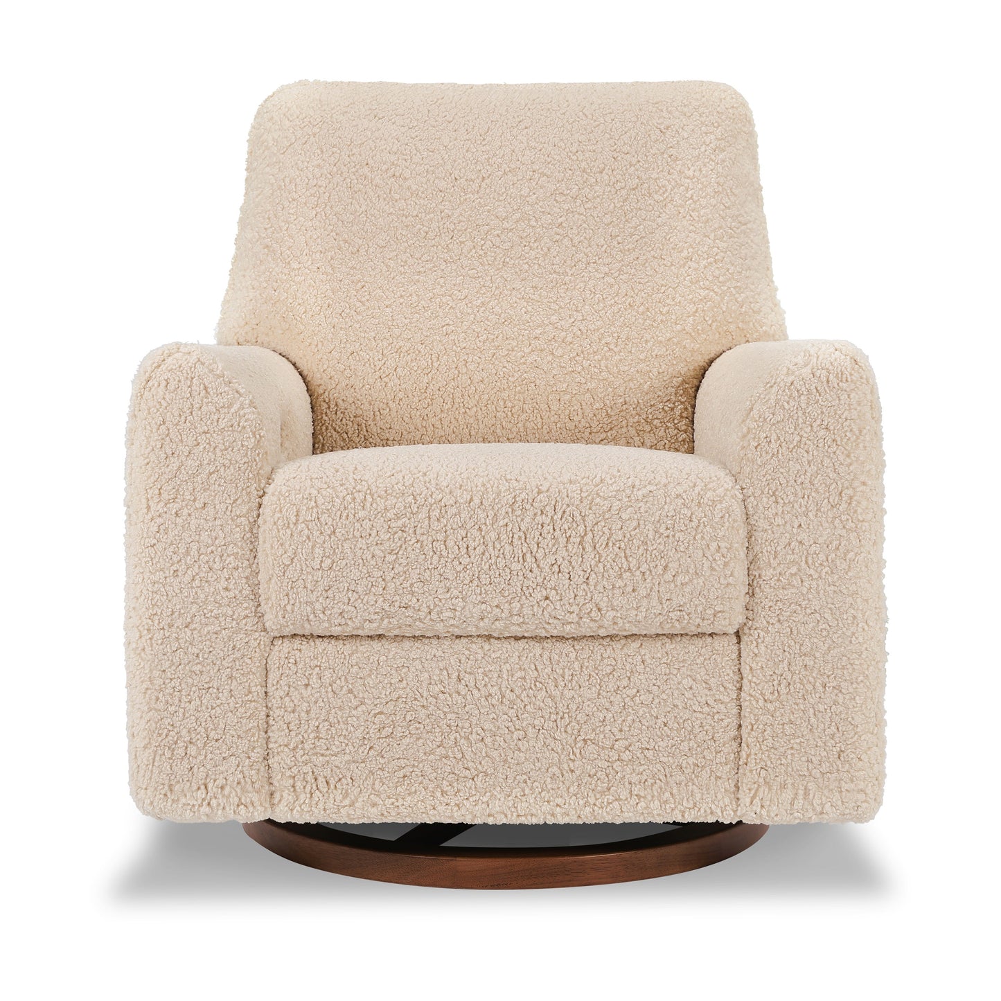 BABYLETTO SUNDAY POWER RECLINER AND SWIVEL GLIDER IN SHEARLING