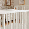 Liberty 3-in-1 Convertible Spindle Crib w/Toddler Bed Conversion Kit in Dusty Rose